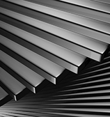 Detalhe em camadas metálicas