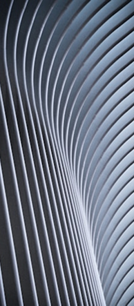 Estrutura metálica curva